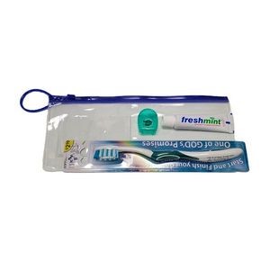 Promise Brush Dental Kit - 4 Piece, Assorted, Pouch (Case of 144)