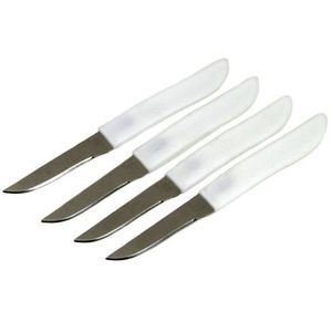 Paring Knives - White, 4 Pieces, 2.5 (Case of 144)