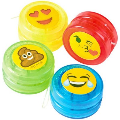 Mini Yo-Yos - Assorted Emojis, 1.25 (Case of 31)