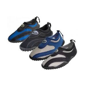 Men's Aqua Sock Shoes - Sizes 7-13, Nylon Mesh, Assorted Colors (Case