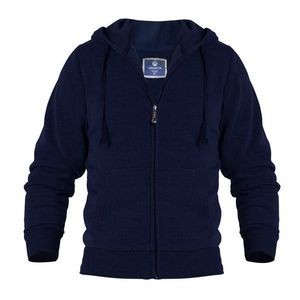 Men's Hoodie Sweatshirts - Navy, Full Zip, Fleece, Assorted Sizes (Cas