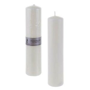 Round Pillar Candle - White, Unscented, 2 x 9 (Case of 12)