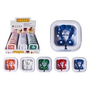 Premium Earbuds - Assorted Colors (Case of 192)