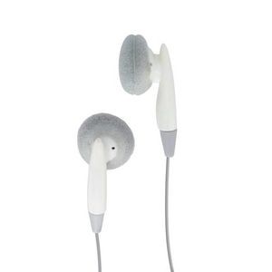 Single Use Earbuds - White, 3.5mm, Foam, Wired (Case of 100)