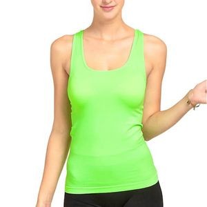 Women's Racerback Tank Tops - One Size Fits Most, Key Lime (Case of 20