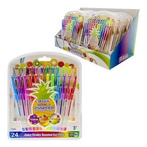 Scented Gel Pens - 24 Colors, Cushion Grip (Case of 12)