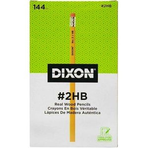 #2 Wood Pencils - Yellow, 144 Box (Case of 20)