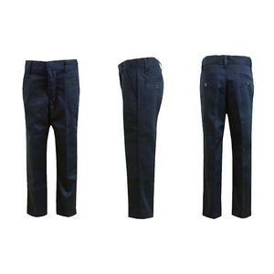 Boys' Uniform Pants - Size 20, Black, Flat Front (Case of 24)