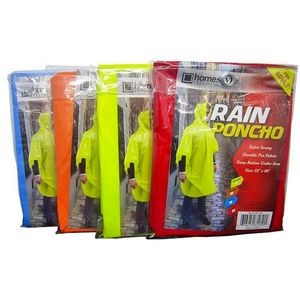 Adult Rain Ponchos - Assorted Colors (Case of 24)