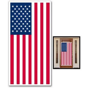 American Flag Door Cover - Indoor/Outdoor, 30 x 5' (Case of 12)