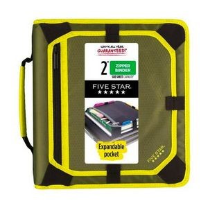 Five Star Zipper Binders - Two Tone, All-in-One, Expandable (Case of 6