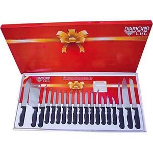 Knife Sets - Surgical Stainless Steel, 19 Piece (Case of 10)