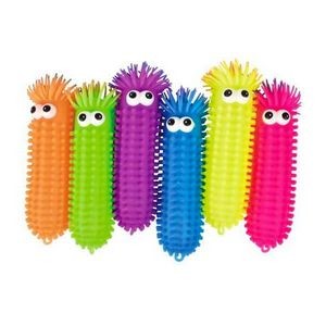 Knobby Puffer Toys with Google Eyes - Assorted Colors (Case of 12)