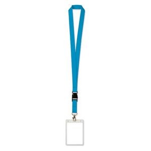 Lanyard with Card Holder - Blue (Case of 12)