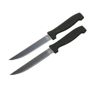 Steak Knife Sets - Serrated, Stainless Steel, 2 Pack (Case of 144)