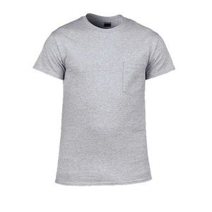 Gildan Irregular ultra Cotton Pocket T-Shirt - Ash, XL (Case of 12)