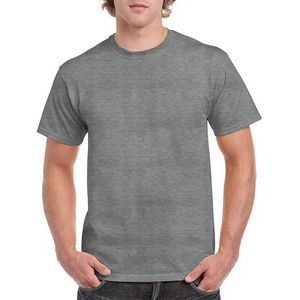 Gildan Heavy Cotton Men's T-Shirt - Graphite Heather, Medium (Case of