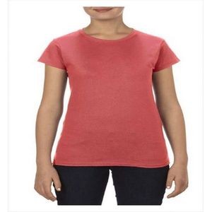 Ladies Fit T-Shirt - Coral - 2X (Case of 12)