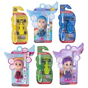 Kids' Toothbrush with Toy Kits - Assorted, 2 Piece (Case of 24)