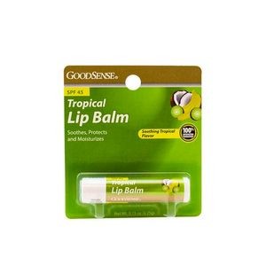GoodSense Tropical Lip Balm - 0.15 oz, SPF 45 (Case of 48)