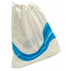Plastic Drawstring Bags - White, 18 x 20 (Case of 1)
