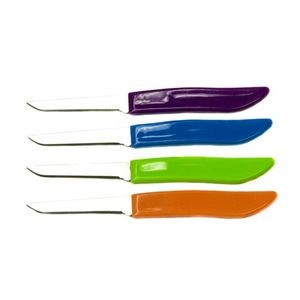Paring Knife Set - 2.5, Assorted Colors, 4 Pack (Case of 144)
