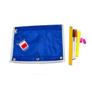 Pencil Pouch Middle School Supply Kit - 8 Pieces, Prefilled (Case of 9
