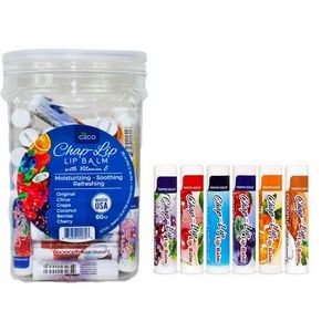 Flavored Lip Balms - 0.15 oz, 60 Count, Canister (Case of 480)