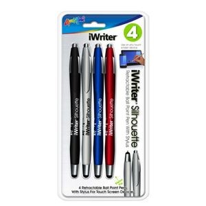 iWriter Silhouette Ballpoint Pen with Stylus (4 pk.) (Case of 60)