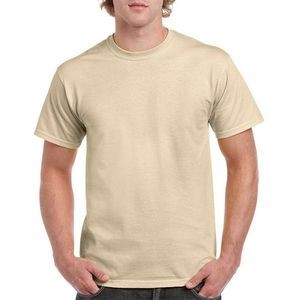 Gildan Heavy Cotton Men's T-Shirt - Sand, Medium (Case of 12)