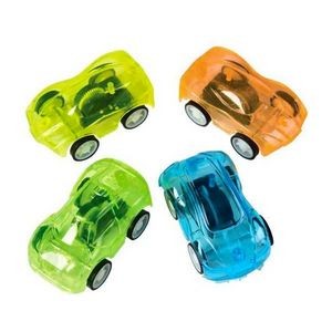 Bulk Transparent Pull Back Cars - Assorted Colors, 8 Pack, Ages 3+ (Ca