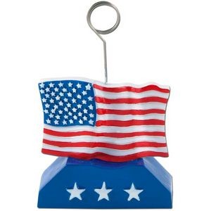Photo Holder/Balloon Weight - American Flag (Case of 48)