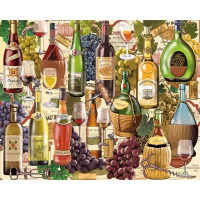 Jigsaw Puzzle Wine Country - 30 x 24