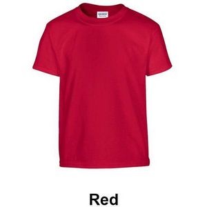 Irregular Gildan Youth T-Shirt Style # 5100B Red - Size Small (Case of