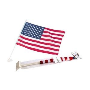 USA Car Flags - Window Attachment, 18 x 12 (Case of 100)