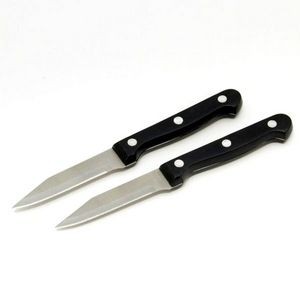 Paring Knife Sets - Black, 2 Pack, 3.5 (Case of 144)
