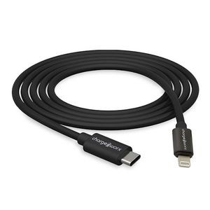6' Lightning to USB-C Power Delivery Cables - Black (Case of 48)