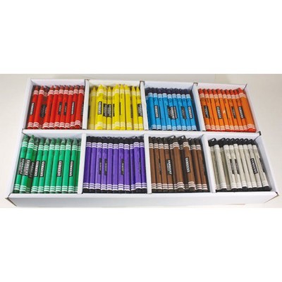 Classpack Crayon Assortments - 400 Pieces, 8 Colors (Case of 4)