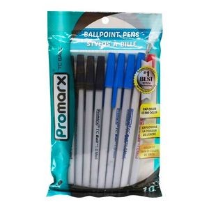 Ballpoint Pens - Assorted, 10 Count (Case of 48)