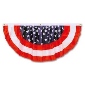 Stars & Stripes Fabric Bunting - Indoor & Outdoor Use (Case of 6)
