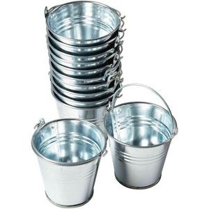 Mini Metal Buckets (Case of 7)