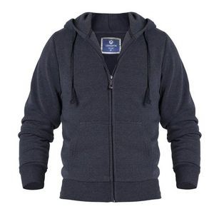 Men's Hoodie Sweatshirts - Dark Grey, Full Zip, Fleece, Assorted Sizes