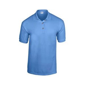Gildan Irregular Polo Shirts - Carolina Blue, Medium (Case of 12)