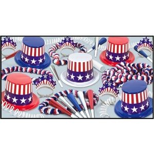 Spirit of America Assorted - 50 Pieces, Stars & Stripes (Case of 1)