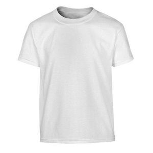 White Heavyweight Blend Youth T-shirt - XS (Case of 12)