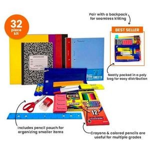 Middle School Supply Kits - 32 Piece (Case of 10)