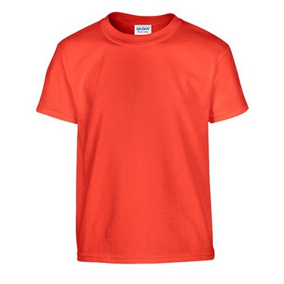 Orange Irregular Youth Short Sleeves Tees - Medium (Case of 12)