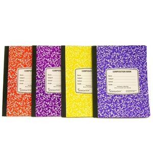 Marbled Wide Ruled Composition Notebooks - 100 Sheets, 4 Colors (Case