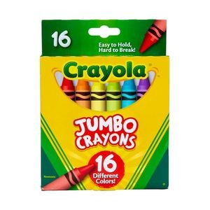 Crayola Jumbo Crayons - 16 Count, Assorted Colors (Case of 456)