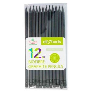 BioFibre Graphite Drawing Pencils - 12 Count, Black (Case of 72)